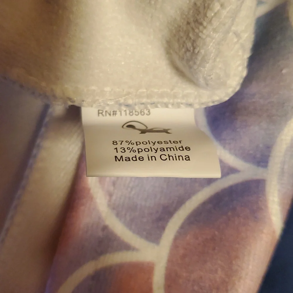 NWOT Mermaid Scales Hair Towel By Turbie Twist